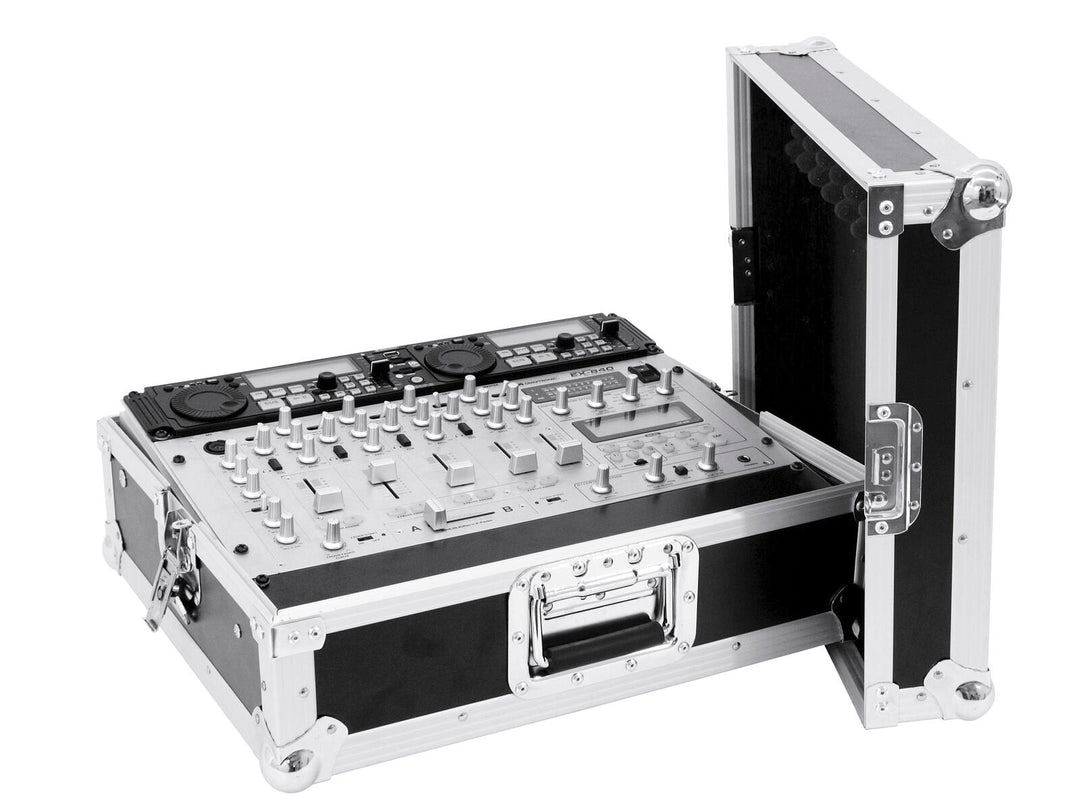 ROADINGER Mixer Case Pro MCV-19, säädettävä, Black, 8U