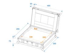 ROADINGER Laptop Case LC-13 enintään 325x230x30mm