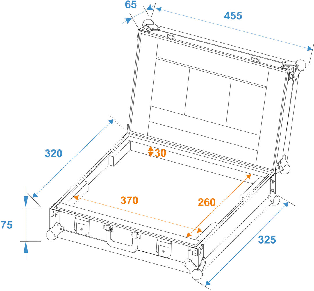 ROADINGER Laptop Case LC-15 enintään 370x255x30mm