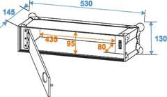 Flightcase langattomille mikrofonijärjestelmille