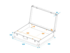 ROADINGER Universaali case Pick 62x47x19cm