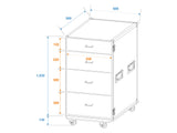 ROADINGER ODS-1 Universal Drawer Case with wheels