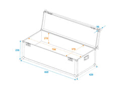 ROADINGER Universal-kuljetuskotelo 80x40x30cm