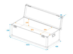 ROADINGER Universal Kuljetuskotelo 100x40x30cm