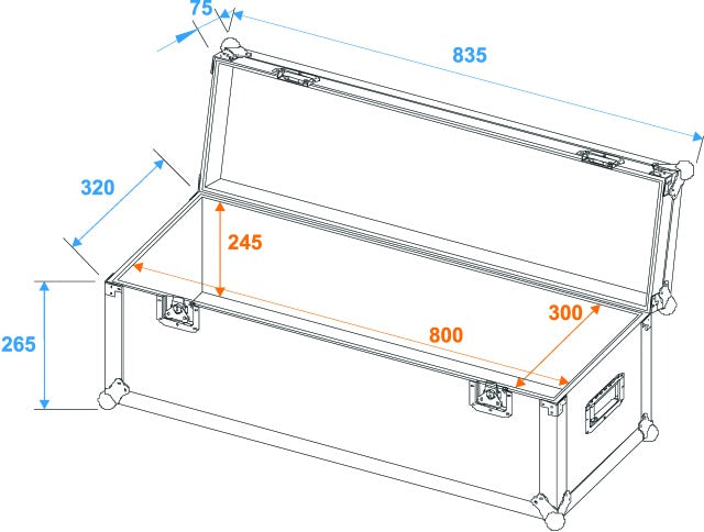 Eurolite Lentokotelo Pro (80 x 30 x 30cm)