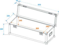 Eurolite Lentokotelo Pro (80 x 30 x 30cm)