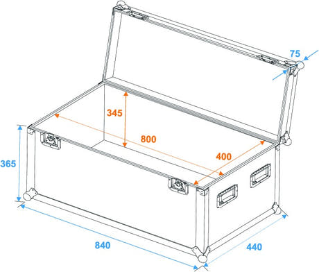 Eurolite Lentokotelo Pro (80 x 40 x 40cm)