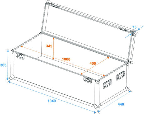 Eurolite Lentokotelo Pro (100 x 40 x 40cm)