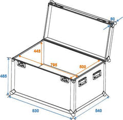 Eurolite Lentokotelo Pro (80 x 50 x 50cm)