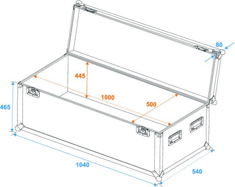 Eurolite Lentokotelo Pro (100 x 50 x 50cm)