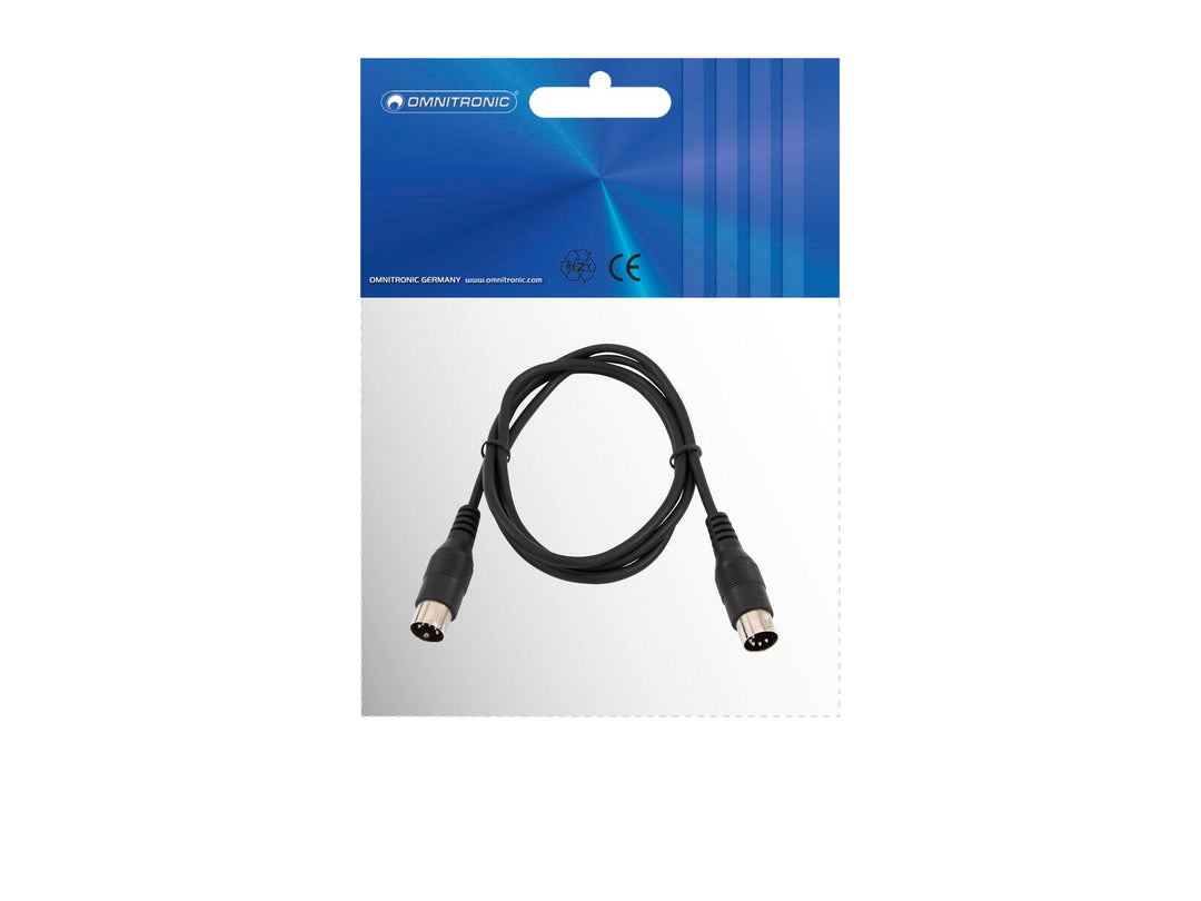 OMNITRONIC DIN Kaapeli 5-pin MIDI 3m