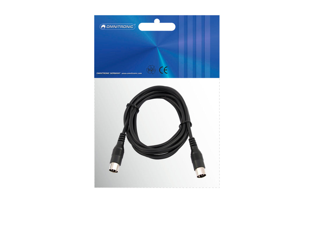 OMNITRONIC DIN Kaapeli 8-pin 3m