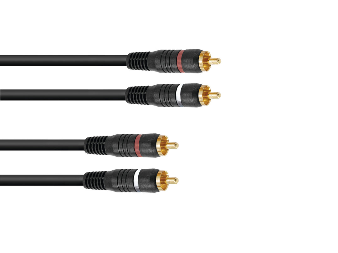 OMNITRONIC RCA-kaapeli 2x2 5m