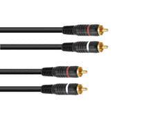 OMNITRONIC RCA-kaapeli 2x2 10m