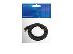 OMNITRONIC RCA-kaapeli 2x2 maadoitus 1.5m