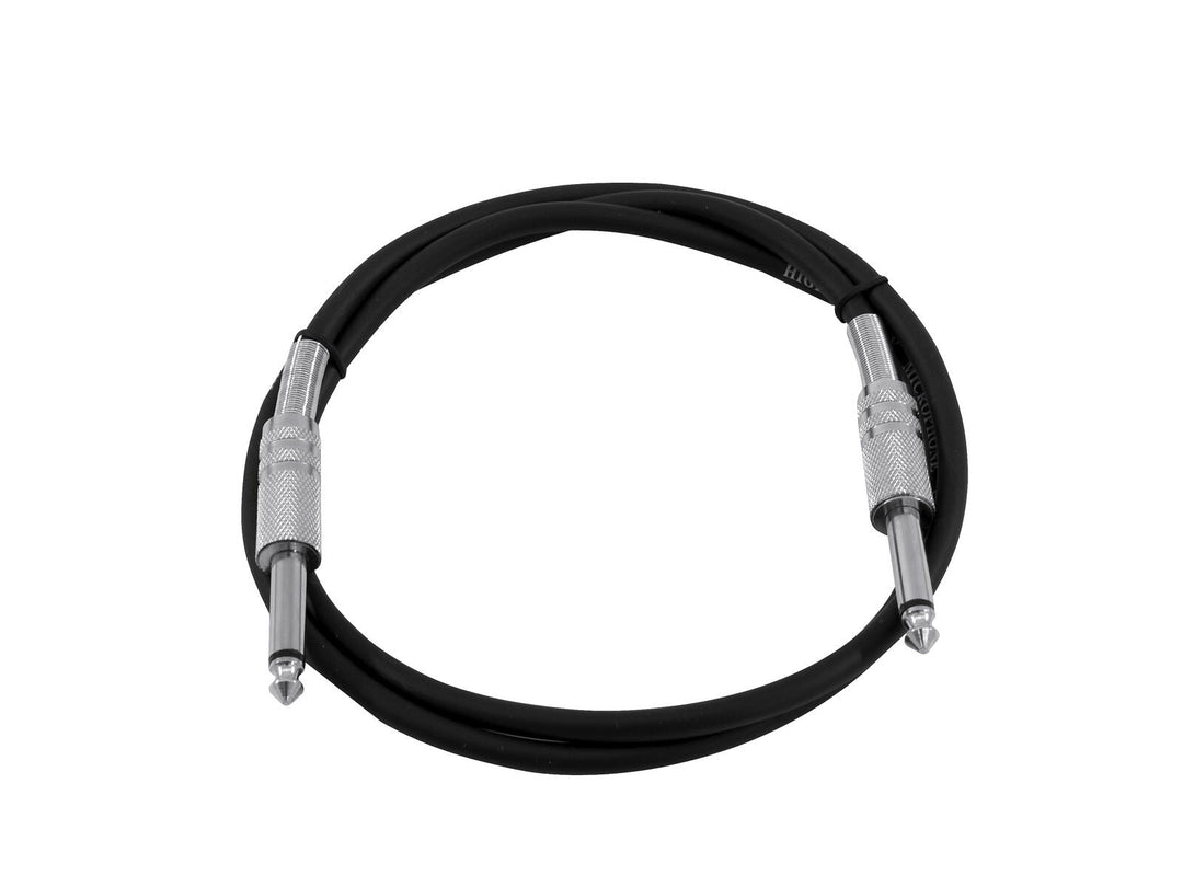 OMNITRONIC Jack-kaapeli 6.3 mono 1.5m bk