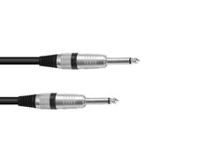 OMNITRONIC Jack-kaapeli 6.3 mono 1m bk ROAD