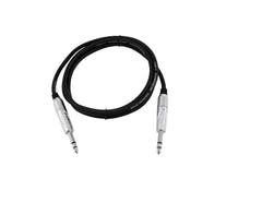 OMNITRONIC Jack-kaapeli 6.3 stereo 1m bk ROAD