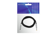 OMNITRONIC Jack-jatko 6.3 stereo 3m bk