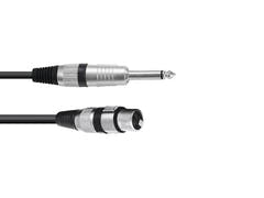 OMNITRONIC Adapterikaapeli XLR(F)/Jack mono 2m bk