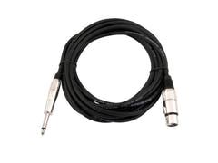 OMNITRONIC Adapterikaapeli XLR(F)/Jack mono 5m bk
