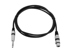 OMNITRONIC Adapterikaapeli XLR(F)/Jack stereo 2m bk