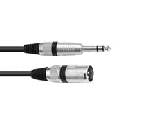 OMNITRONIC Adapterikaapeli XLR(M)/Jack stereo 2m bk