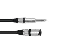 OMNITRONIC Adapterikaapeli XLR(M)/Jack mono 2m bk