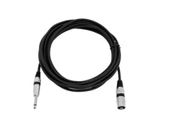 OMNITRONIC Adapterikaapeli XLR(M)/Jack mono 5m bk