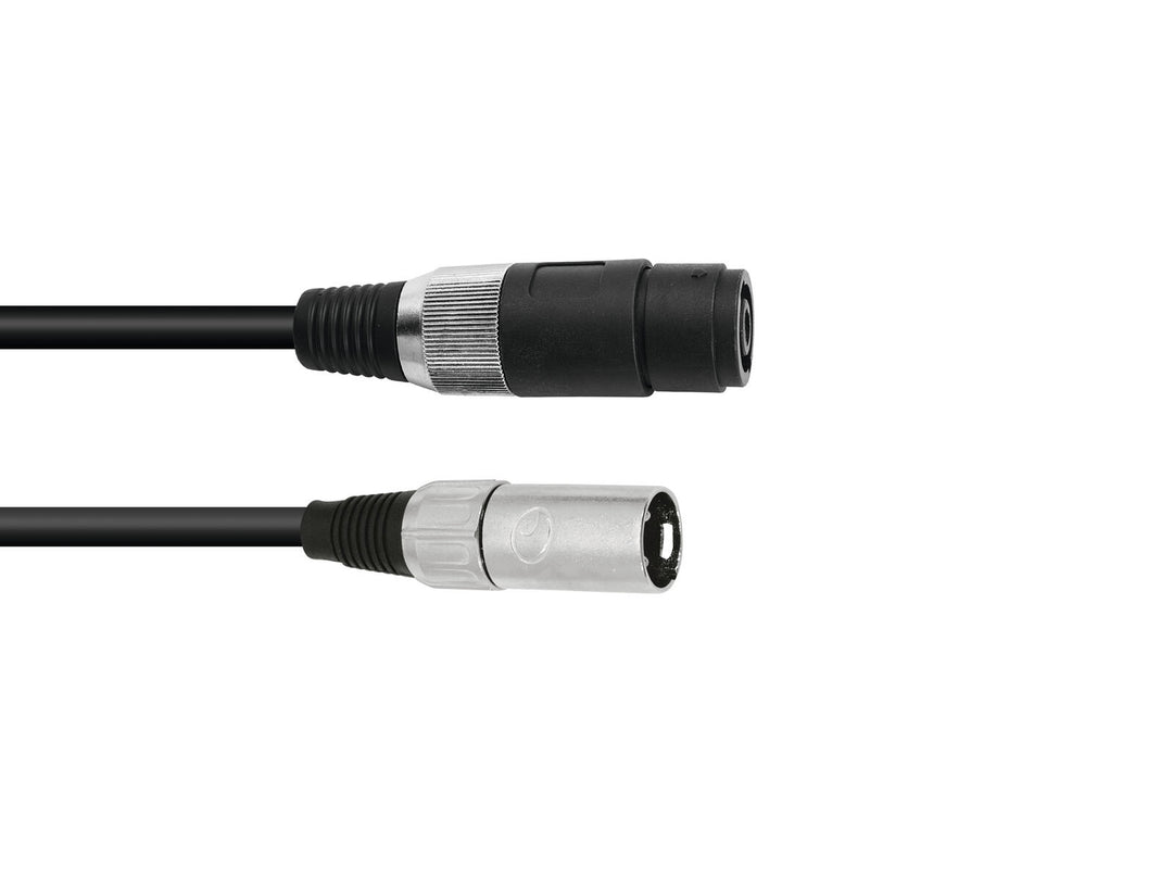 OMNITRONIC Adapterikaapeli Speaker(F)/XLR(M) 1m bk