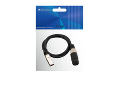 OMNITRONIC Adapterikaapeli Speaker(F)/XLR(M) 1m bk