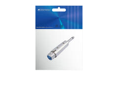 OMNITRONIC Adapteri XLR(F)/Jack(M) mono