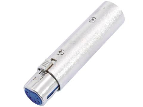 Adapteri Audio Stik 3-napainen XLR Uros 5-napainen XLR Naaras