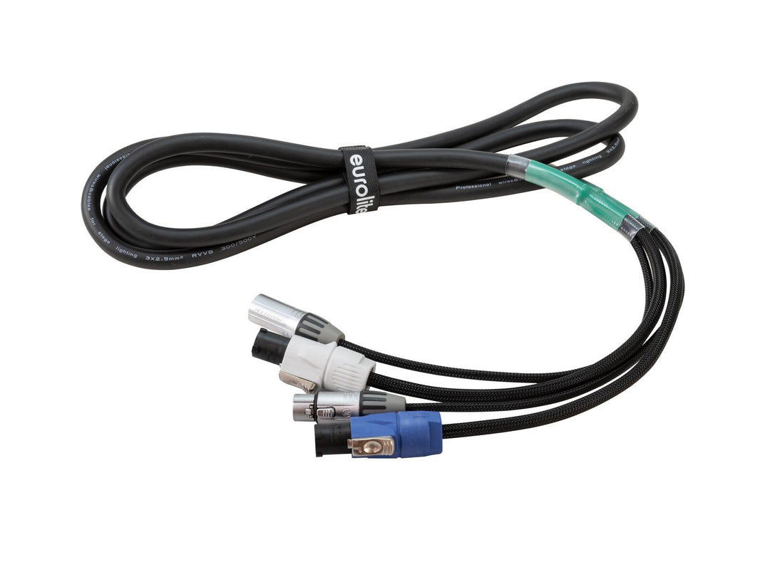 EUROLITE yhdistelmäkaapeli DMX P-Con/3-pin XLR 3 m