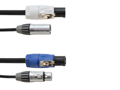 EUROLITE Yhdistelmäkaapeli DMX P-Con/3-nastainen XLR 5 m