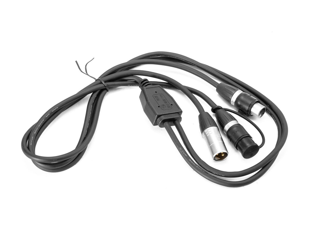 EUROLITE adapterikaapeli DMX IP XLR 3-pin(m)/2xIP XLR 3-pin(f)