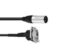 PSSO patch-kaapeli XLR(M)/XLR(F) S 1m bk