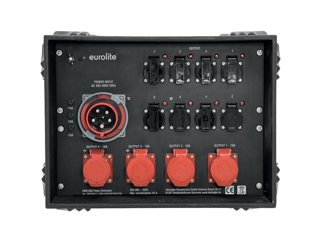 EUROLITE SBM-63B virtajakaja