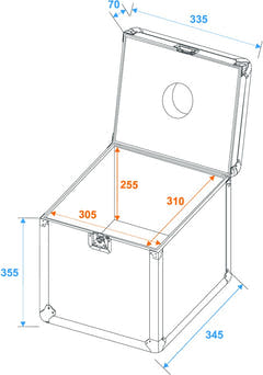 Eurolite Flightcase Paiipallolle (30cm)