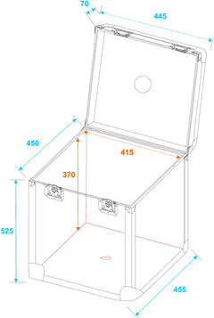 Eurolite Flightcase Paiipallolle (40cm)
