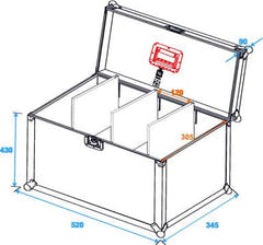 Universal Flightcase Pro (48 x 30 x 46cm)