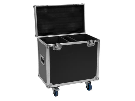ROADINGER Flightcase 2x IP TMH-H420 pyörillä