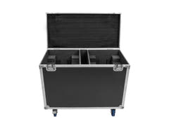 ROADINGER Flightcase 2x IP TMH-H760 pyörillä