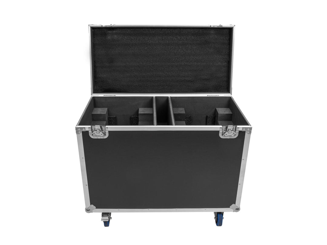 ROADINGER Flightcase 2x IP TMH-H760 pyörillä