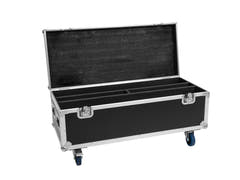 ROADINGER Flightcase 2x LED TMH Bar-S120 pyörillä