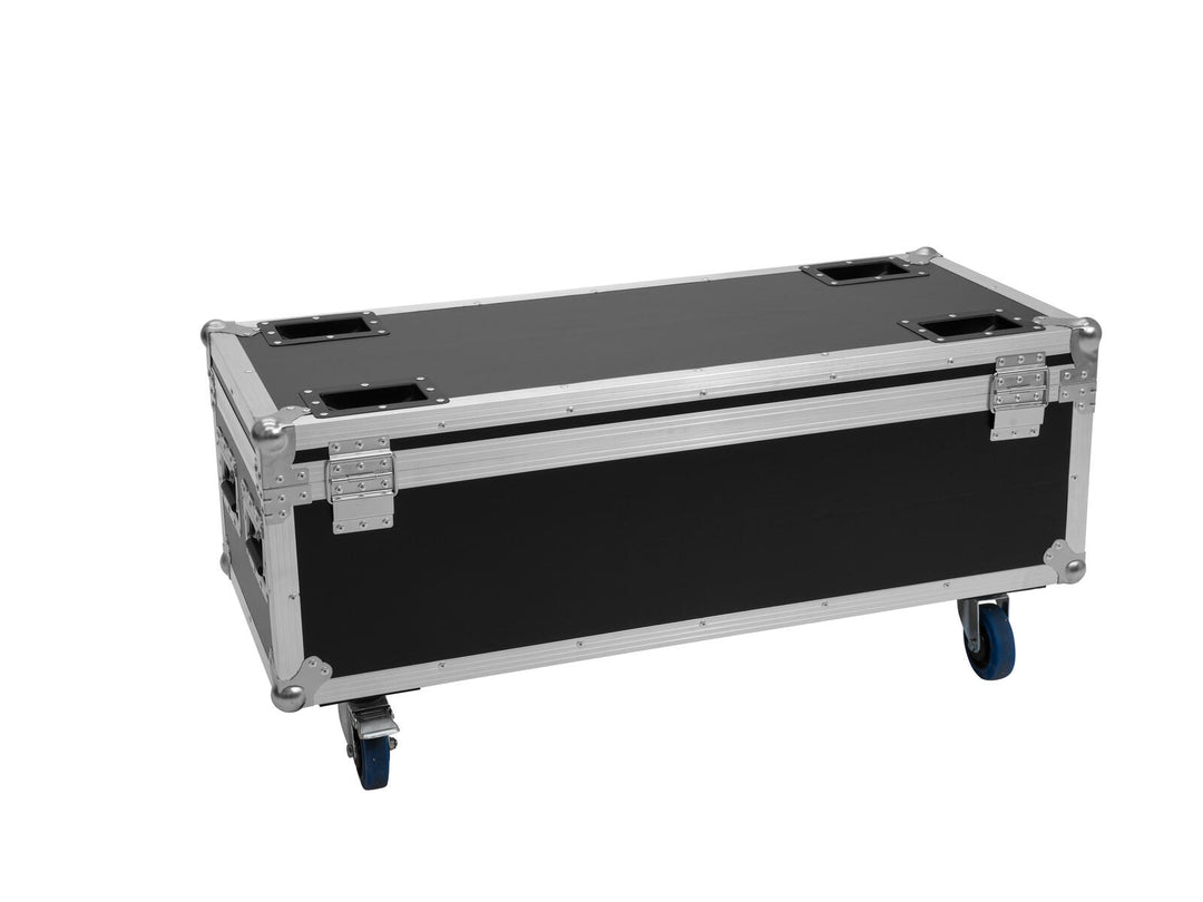 ROADINGER Flightcase 2x LED TMH Bar-S120 pyörillä