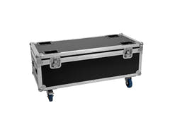 ROADINGER Flightcase 2x LED TMH Bar-S120 pyörillä