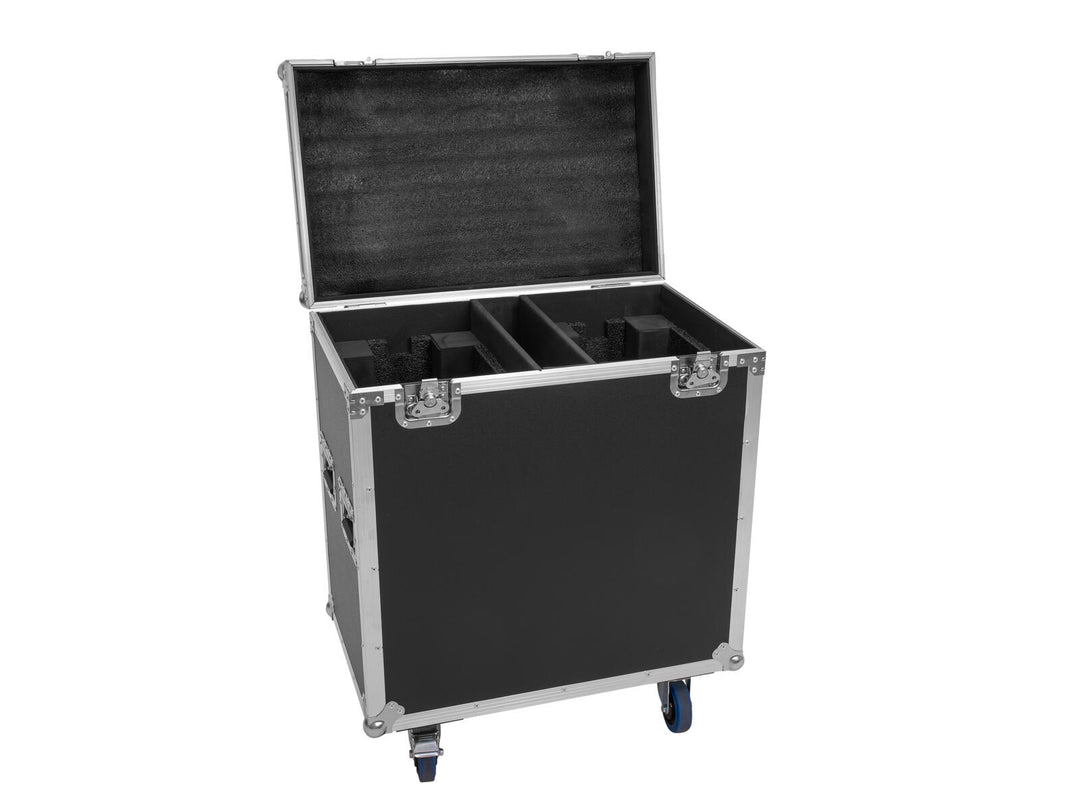 ROADINGER Flightcase 2x TMH-S400 pyörillä