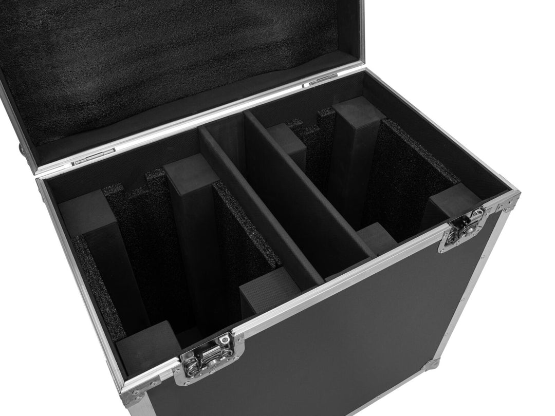 ROADINGER Flightcase 2x TMH-S400 pyörillä