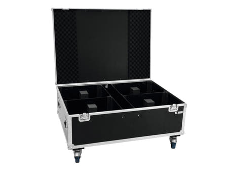 ROADINGER Flightcase 4x THA-250F with wheels